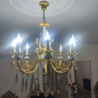 2عدد لوستر برنز اصل