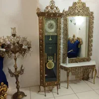 خریدار فروشنده آیینه شمعدون کنسول برنجی برنززی