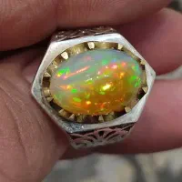 انگشتر نقره اوپال استرالیا