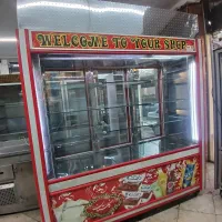 یخچال ایستاده دومتری دو طرف نما سالم