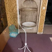 قفس پرنده پایه دار و ساده
