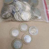 80 عدد سکه کلکسیونی لیر دو رنگ