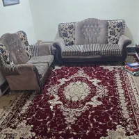 فروش مبلمان ۷ نفره و قالی