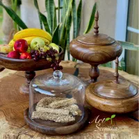 ظروف چوبی خراطی فروش تکی و عمده