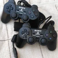 دو عدد دسته پلی استیشن 2 / ps2