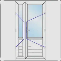 درب UPVC