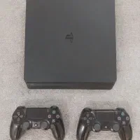 کنسول پلی استیشن ۴ (PS4) مدل اسلیم با دو دسته اصلی