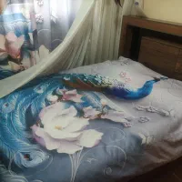 سرویس روتختی طاووس همراه با ست پرده