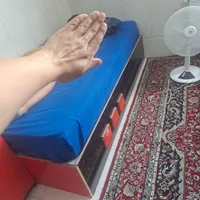 تخت و کمد دو طبقه. همراه با تشک|تخت و سرویس خواب|یزد, |دیوار