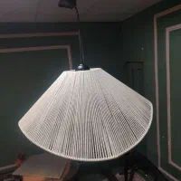 لوستر مکرومه مدل کلاهی