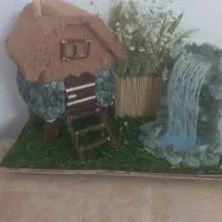 ماکت کلبه دست‌ساز