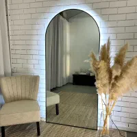 آینه قدی فلزی پایه دار