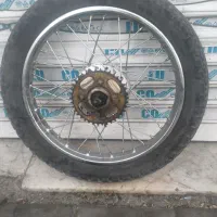 لاستیک عقب با توپی و درب لنت کامل