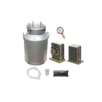 گلابگیر عرقگیر تقطیر ۳۵ لیتر کندانسور پیرکس