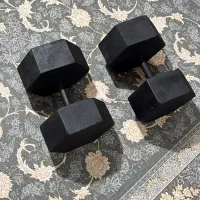 دمبل بتنی 15 کیلو نو