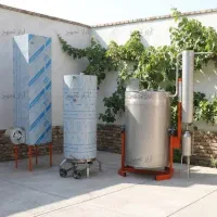 دستگاه تقطیر عرقیات گیاهی ظرفیت 600 لیتری صنعتی
