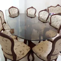 میز و صندلی ناهارخوری استیل