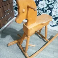 راکر اسب چوبی مناسب کودک وآتلیه