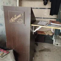 میز کار تاشو مغازه و ورق های ام دی اف