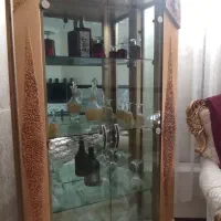 بوفه طلایی چوب