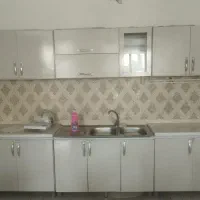 کابینت آشپزخانه بدنه گالوانیزه درب ام دی اف
