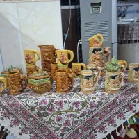 پارچ ولیوان قدیمی عتیقه