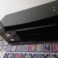 میز تلویزیون شیشه ای سالم