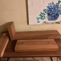 شلف چوبی پایه فلزی مخفی