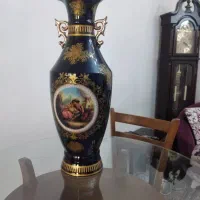 گلدان سرمه ای درحد نو