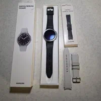 galaxy watch 4 classic نقره ای همراه چرم اصل