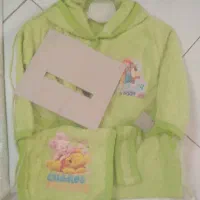 حوله تن‌پوش کوتاه نوزادی نو پیراهن دخترانه نو مخمل