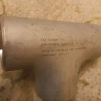 سه راهی جوشی استیل ۳۱۶ رده۴  سایز یک و یک دوم