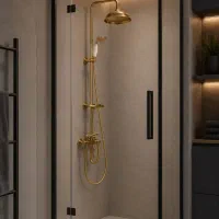 حراج ویژه علم دوش کروم طلایی سفید زیر قیمت بازار