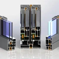 درب و پنجره‌ UPVC، آلومینیوم ترمال‌بریک و کرتینوال