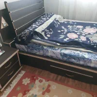 تخت دو نفره MDF بدون کفی زیر تخت