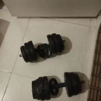 دو عدد دمبل ۱۰کیلویی