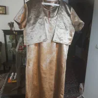 لباس مجلسی جنس مخمل.رنگ شکلاتی