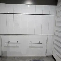 کابینت و تخت تاشو MDF های گلاس سفید