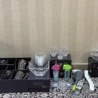 ظروف دکوری شیکر انواع کریستال پارچ و لیوان و غیره