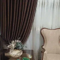 والان فوری فروشی پرده قهوه ای
