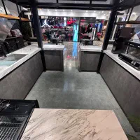 کابینت ام دی اف طرح بتن و میکروسمنت