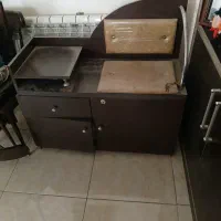 میز تلفن کمد دار