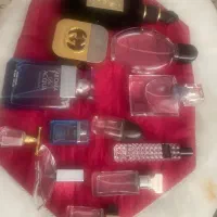 دوازده  عدد شیشه ی خالی ادکلن اصل