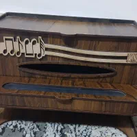 جا دستمال کاغذی چوبی طرح پیانو