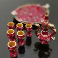 ست مینیاتوری قهوه‌خوری، لاکپشت جاجواهری، نو جهیزیه
