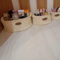 سبد آرایشی مکرومه بافی