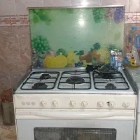اجاق گاز ۵ شعله فر دار فندک دار گردون برقی
