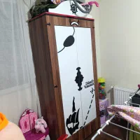 ست تخت و کمد و بوفه کودک مدل کشتی برند