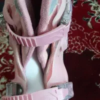 اسکیت رنگ صورتی شماره 33تا37