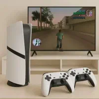 گیم استیک GS5 Pr4K  دو دسته بی‌سیم  ارسال فوری